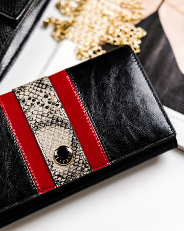 Portfel damski wężowy – Peterson, elegancja i funkcjonalność w jednym