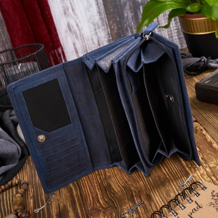 Zestaw prezentowy ZUP-37-DB portfel damski skórzany T-05 etui T-51