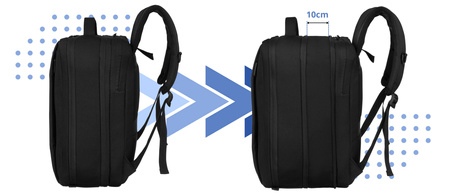 Plecak biznesowy podróżny Peterson - elegancja w każdej chwili