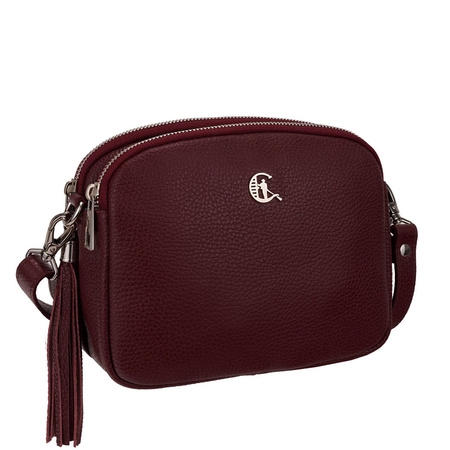 Listonoszka Canaletto z groszkowanej skóry - elegancja na co dzień