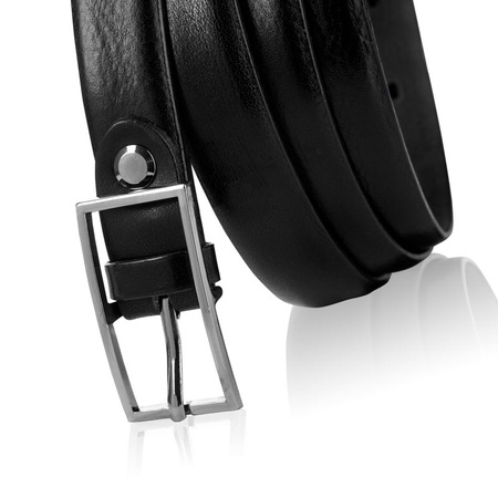Pasek damski LIVIA czarny 110-125-cm