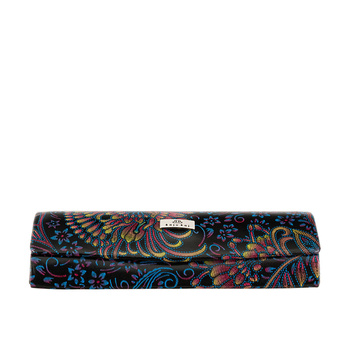 Etui na okulary BajuBaj z naturalnej skóry w kolorowym designie
