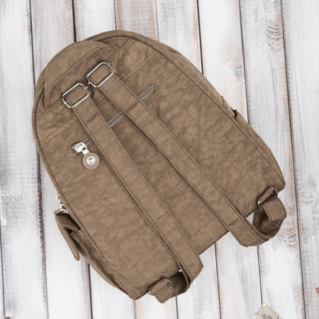 Modny plecaczek damski w kolorze brązu SP-10-BR