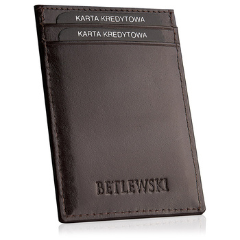 Etui na karty CLASSIC brazowy