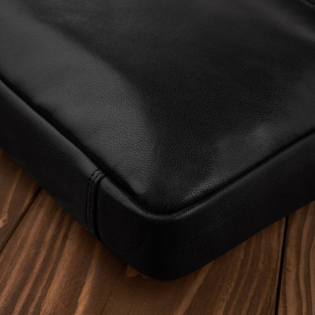 Torba skórzana męska na laptopa 15,6" Paolo Peruzzi czarna AL-09-BL