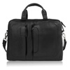 Torba męska skórzana na ramię do laptopa czarna Paolo Peruzzi E-26-BL