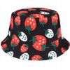 Kapelusz dwustronny bucket hat dziecięcy na lato