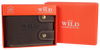 Portfel męski skórzany z RFID - Always Wild, brązowy, duży