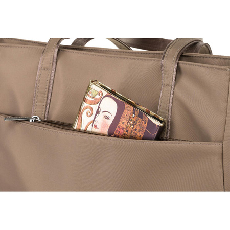 Torba shopper A4 beżowa - stylowy must-have od Peterson