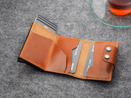 Portfel DOPPIO Max koniak