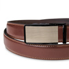 Skórzany pasek męski AUTOMATIC 95-110-cm brazowy