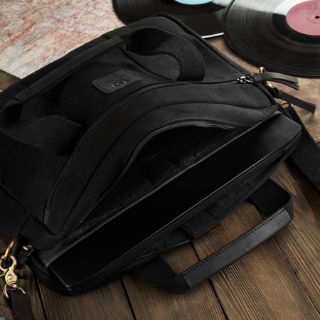 Torba na laptopa z uchwytem na walizkę Paolo Peruzzi T-31-BL