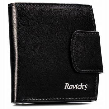 Mały, poręczny portfel damski ze skóry naturalnej - Rovicky