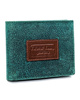 Portfel męski skórzany w zielonym kolorze - Forever Young