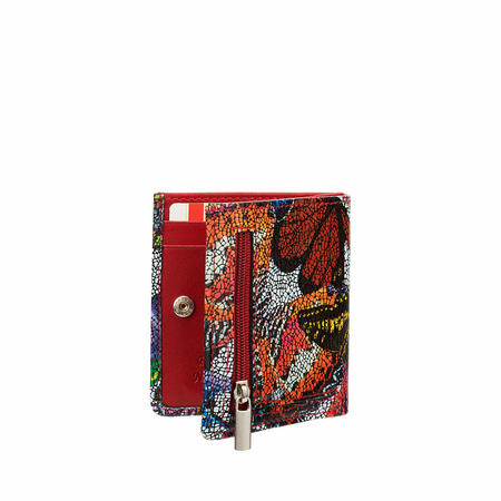 Portfel damski BajuBaj z kolorowej skóry naturalnej – elegancja w miniaturze