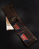 Portfel skórzany męski z tłoczeniem Peterson - duży, elegancki design