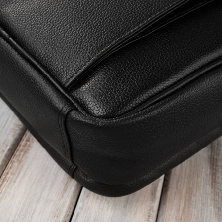 Torba męska skórzana na laptopa 15,6", A4, Paolo Peruzzi E-25-BL