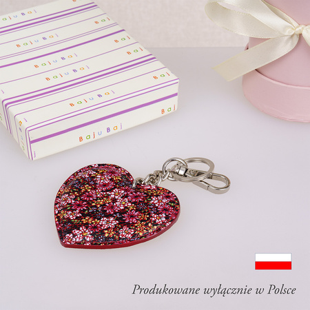 Stylowy Brelok Skórzany Serduszko - Idealny Prezent i Modny Dodatek BajuBaj E23s82