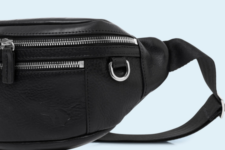 Skórzana nerka - Verity waist bag black