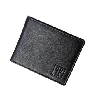 Czarny portfel męski ze skóry naturalnej Paolo Peruzzi T-66-BL