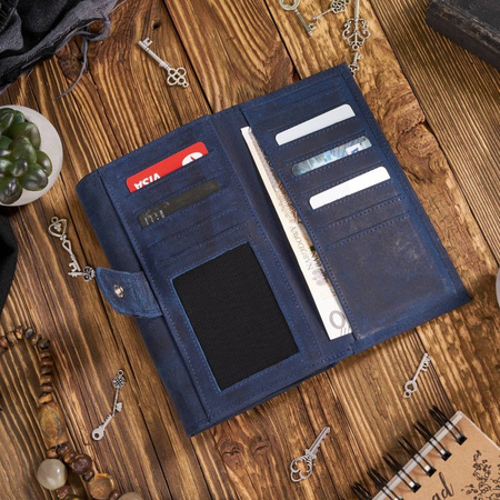 Zestaw prezentowy ZUP-37-DB portfel damski skórzany T-05 etui T-51