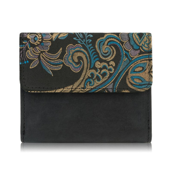 Portfel damski skórzany may czarny RFID Paolo Peruzzi T-11-G