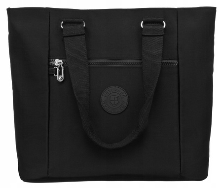 Nylonowy, pojemny shopper damski - Peterson