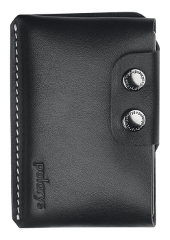 Portfel HOBBY wykonany ze skóry Italia czarny