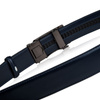 Skórzany pasek męski ELITE granatowy 115-cm