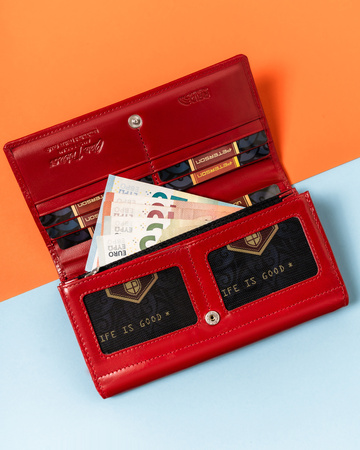 Portfel damski skórzany Peterson z RFID - Elegancja w codziennym stylu