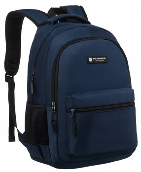 Pojemny, poliestrowy plecak męski z miejscem na laptopa - Peterson