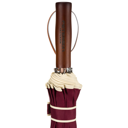 Czerwony, elegancki parasol rządowy - Peterson