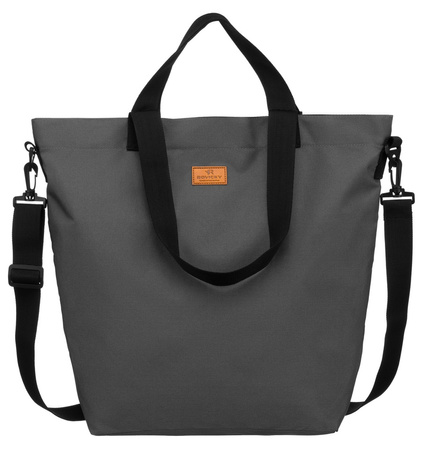 Wygodny shopper damski z poliestru - Rovicky