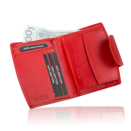 Portfel damski BASIC czerwony