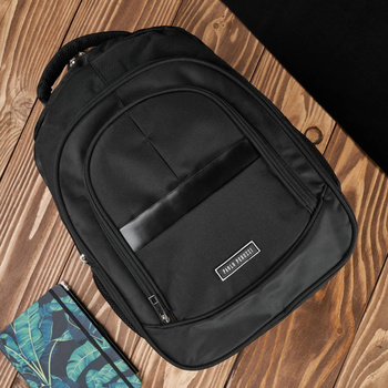 Plecak męski do pracy do szkoy szary wegaski na laptopa Paolo Peruzzi T-120-BL