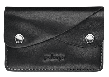 Portfel RETRO wykonany z roślinnie garbowanej skóry Nomad czarny