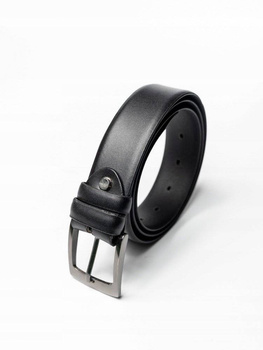 Klasyczny pasek męski z wysokojakościowej skóry naturalnej  -  Rovicky 110