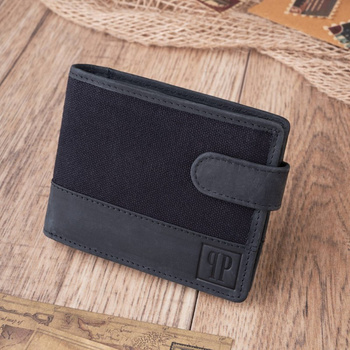 Portfel męski skórzany z ochroną RFID Paolo Peruzzi T-03-BL