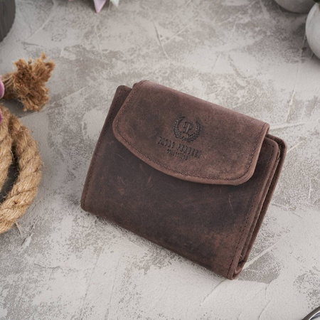 Zestaw prezentowy ZUP-40-BR portfel damski skórzany T-12 etui T-51