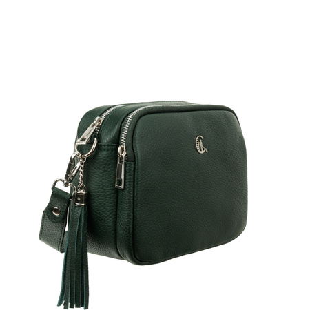 Listonoszka skórzana Canaletto w zielonym - elegancka i praktyczna