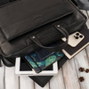 Torba męska skórzana na laptopa 15,6", A4, Paolo Peruzzi E-25-BL