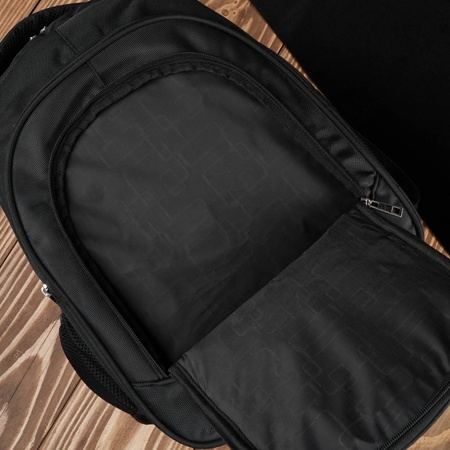 Plecak męski do pracy do szkoy szary wegaski na laptopa Paolo Peruzzi T-120-BL