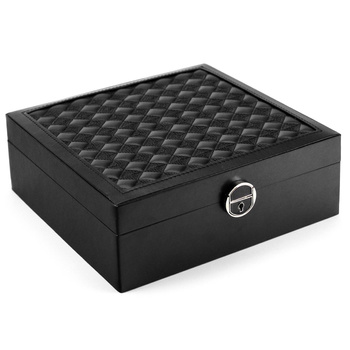 Kuferek Elegancki PATRIZIA w Kolorze Czarnego Złota