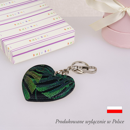 Brelok serduszko skórzane BajuBaj - modny dodatek na każdą okazję
