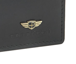 Portfel męski skórzany z zapięciem Peterson - elegancja i funkcjonalność