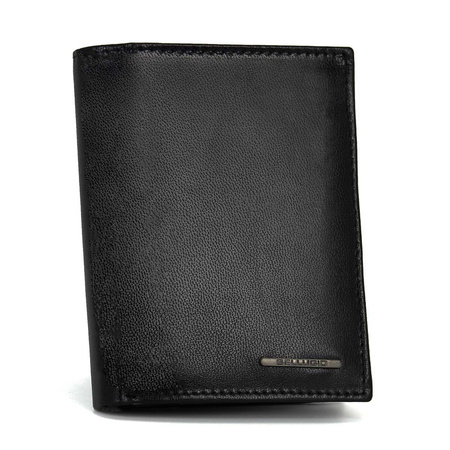 Duży portfel portfel męski skórzany Bellugio - czarny