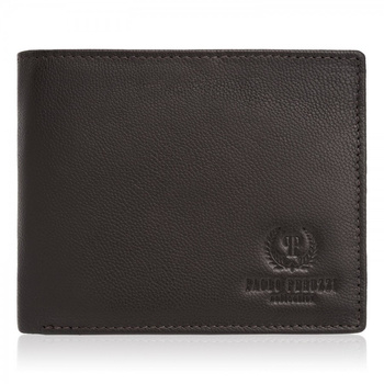 Portfel męski RFID skóra naturalna Paolo Peruzzi T-47-BR