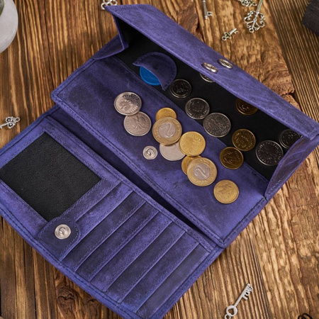 Zestaw prezentowy ZUP-36-DB portfel damski skórzany T-01 etui T-51