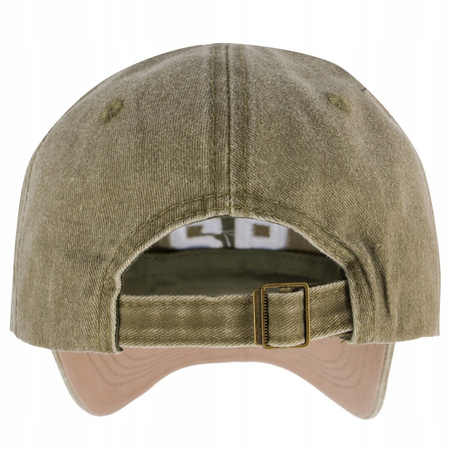 Zielona Czapka z daszkiem baseballówka vintage uniwersalna New York