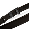 Skórzany pasek męski ELITE ciemny-braz 125-cm
